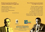 MCL Sicilia. Lunedì 20 gennaio, alle 9.30, a Racalmuto (AG), sarà onorata la memoria del giudice Rocco Chinnici nel centenario della nascita. Per l’occasione emesso un francobollo con l’effige del magistrato